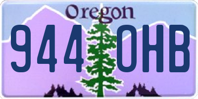 OR license plate 944OHB