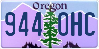 OR license plate 944OHC