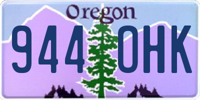 OR license plate 944OHK