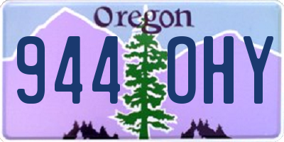 OR license plate 944OHY