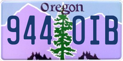 OR license plate 944OIB