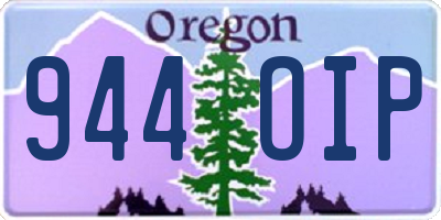 OR license plate 944OIP
