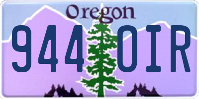 OR license plate 944OIR
