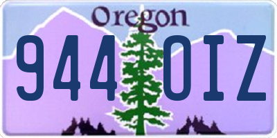 OR license plate 944OIZ