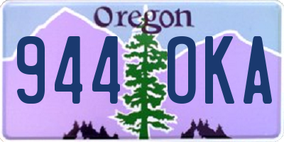 OR license plate 944OKA