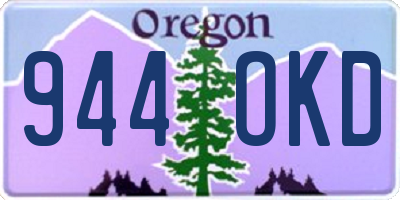 OR license plate 944OKD