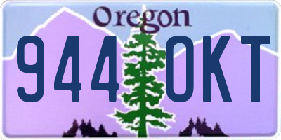 OR license plate 944OKT