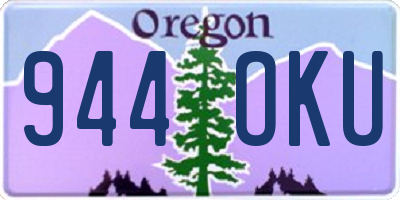 OR license plate 944OKU