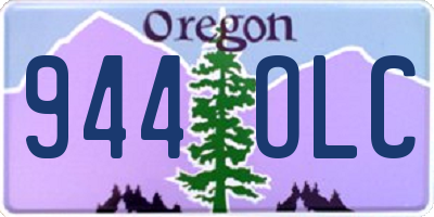 OR license plate 944OLC