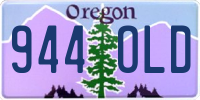 OR license plate 944OLD