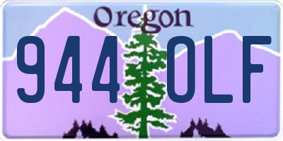 OR license plate 944OLF
