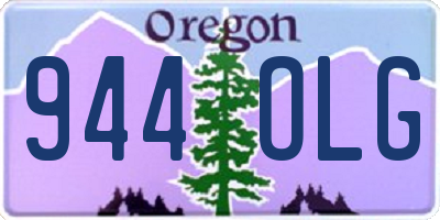 OR license plate 944OLG