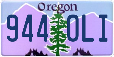 OR license plate 944OLI