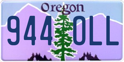 OR license plate 944OLL