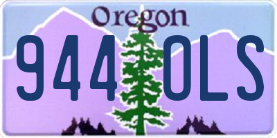 OR license plate 944OLS