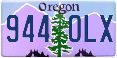 OR license plate 944OLX