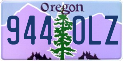 OR license plate 944OLZ
