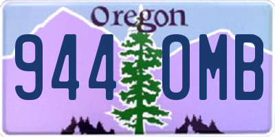 OR license plate 944OMB