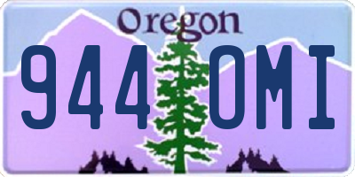OR license plate 944OMI