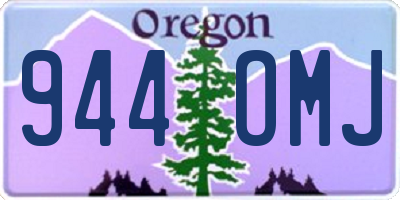 OR license plate 944OMJ