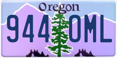 OR license plate 944OML