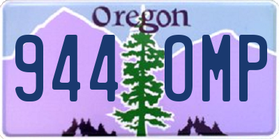OR license plate 944OMP