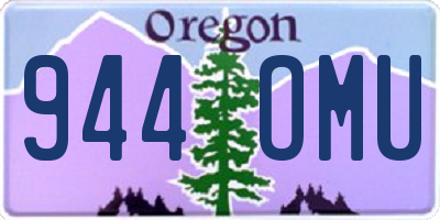 OR license plate 944OMU