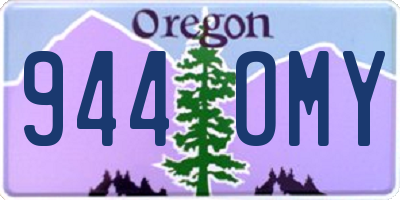 OR license plate 944OMY