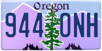 OR license plate 944ONH