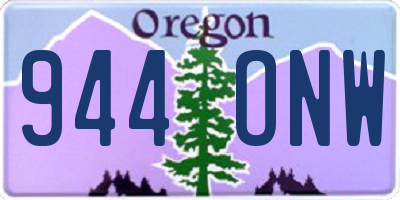 OR license plate 944ONW