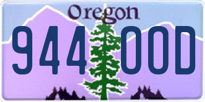 OR license plate 944OOD