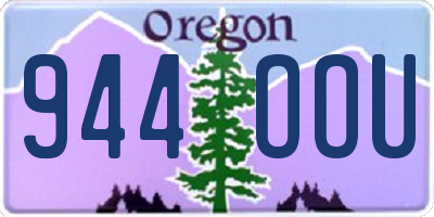OR license plate 944OOU