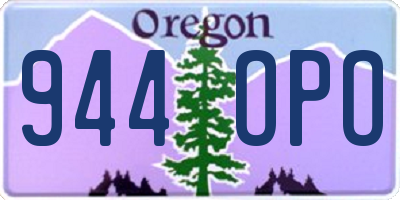 OR license plate 944OPO