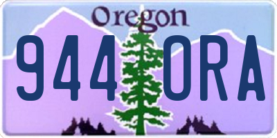 OR license plate 944ORA