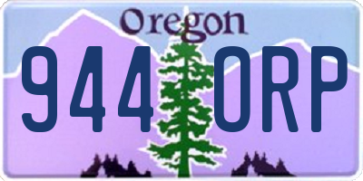 OR license plate 944ORP
