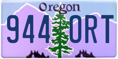 OR license plate 944ORT