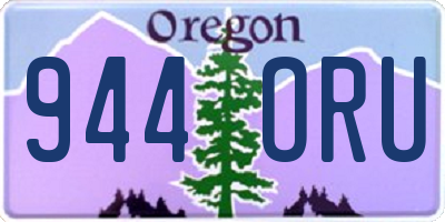OR license plate 944ORU