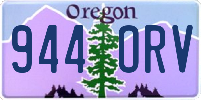 OR license plate 944ORV