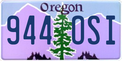 OR license plate 944OSI