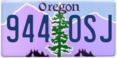 OR license plate 944OSJ