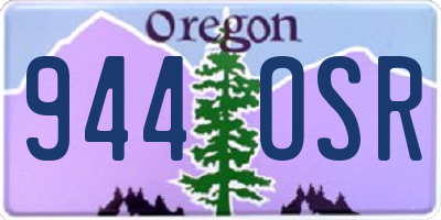 OR license plate 944OSR