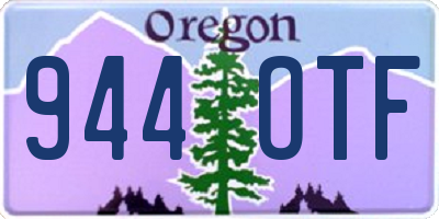 OR license plate 944OTF