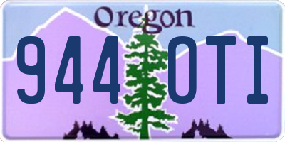 OR license plate 944OTI