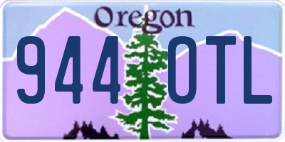 OR license plate 944OTL