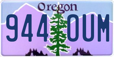 OR license plate 944OUM