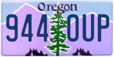 OR license plate 944OUP