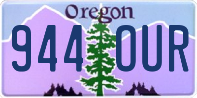OR license plate 944OUR