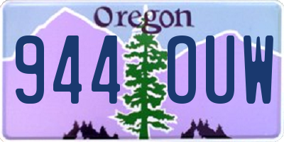 OR license plate 944OUW