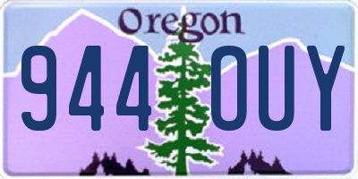 OR license plate 944OUY