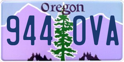 OR license plate 944OVA